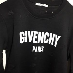 Givenchy Distressed Sweatshirt